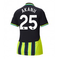 Manchester City Manuel Akanji #25 Bortedrakt Dame 2024-25 Kortermet